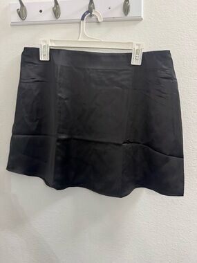 zeagoo Black Mini A-Line Skirt